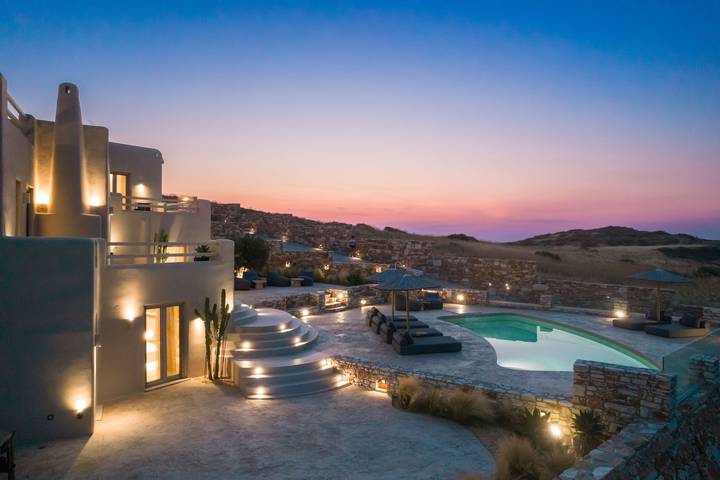 Villa für 10 Personen, mit Meerblick und Garten, kinderfreundlich auf Naxos - 2