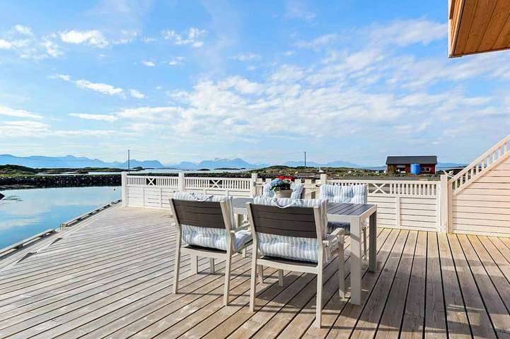 Ferienhaus für 8 Personen, mit Terrasse in Sandøy
