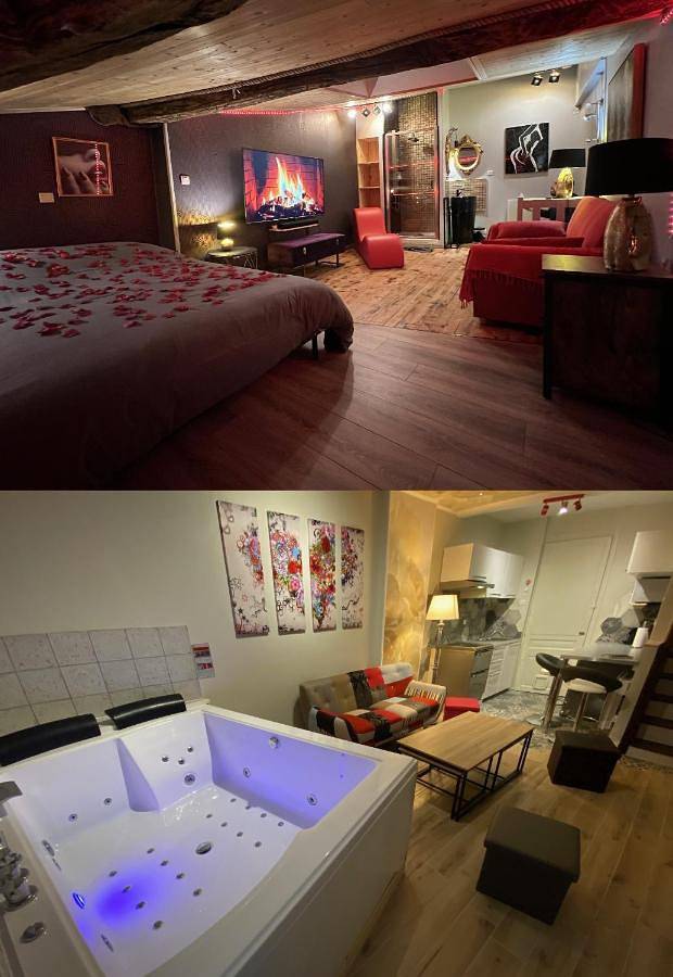 Chambre d’hôte pour 2 personnes, avec jacuzzi
