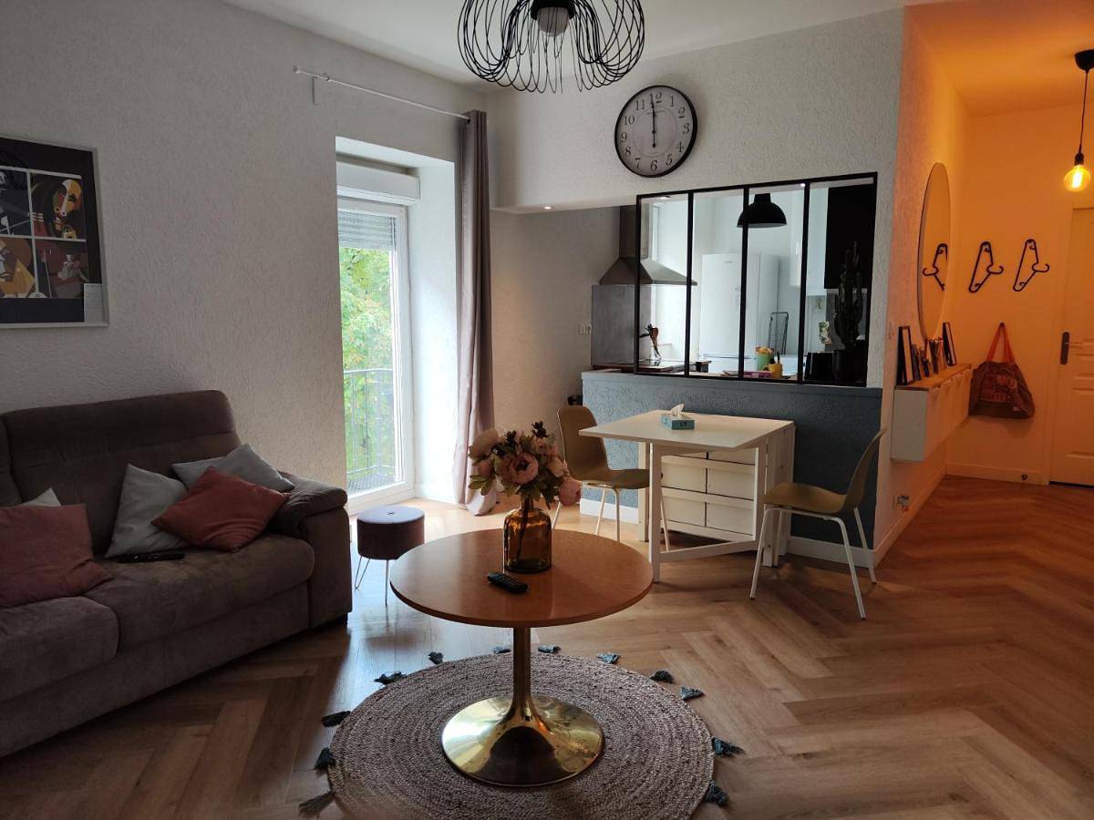 Appartement entier, Le Petit Angle Appartement 2 Pièces, plein centre ville, près de la gare jusqu'à 4 personnes in Valserhône, Nantua