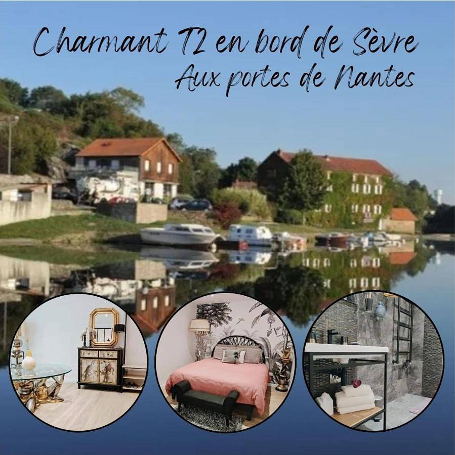Appartement entier, Charmant T2 , en bord de Sèvre in Vertou, Région de Nantes