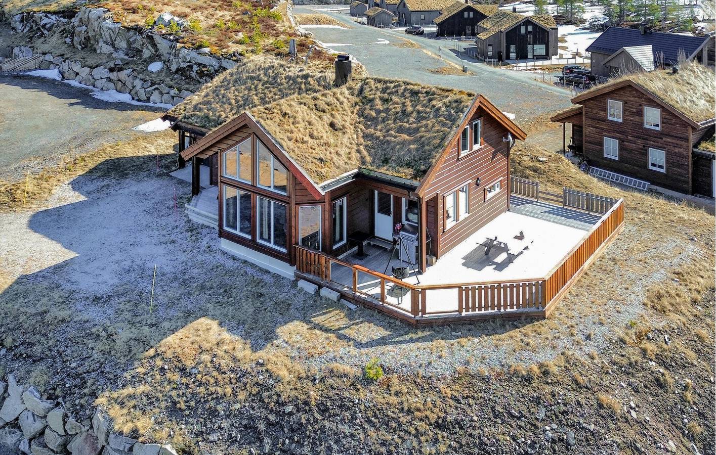 Ferienhaus für 9 Personen mit Terrasse in Valle