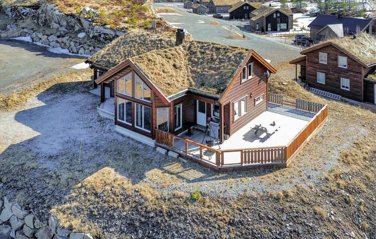 Ferienhaus für 9 Personen mit Terrasse in Valle