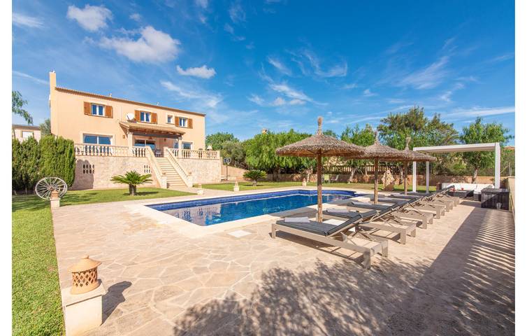 Luxus-Finca für 8 Personen, mit Terrasse in Portocolom