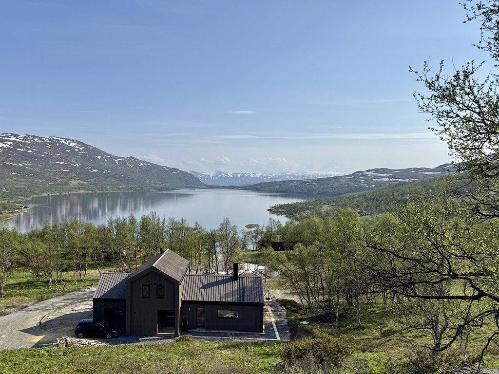 Moderne Hütte am Skarvatnet in Oppdal in Oppdal
