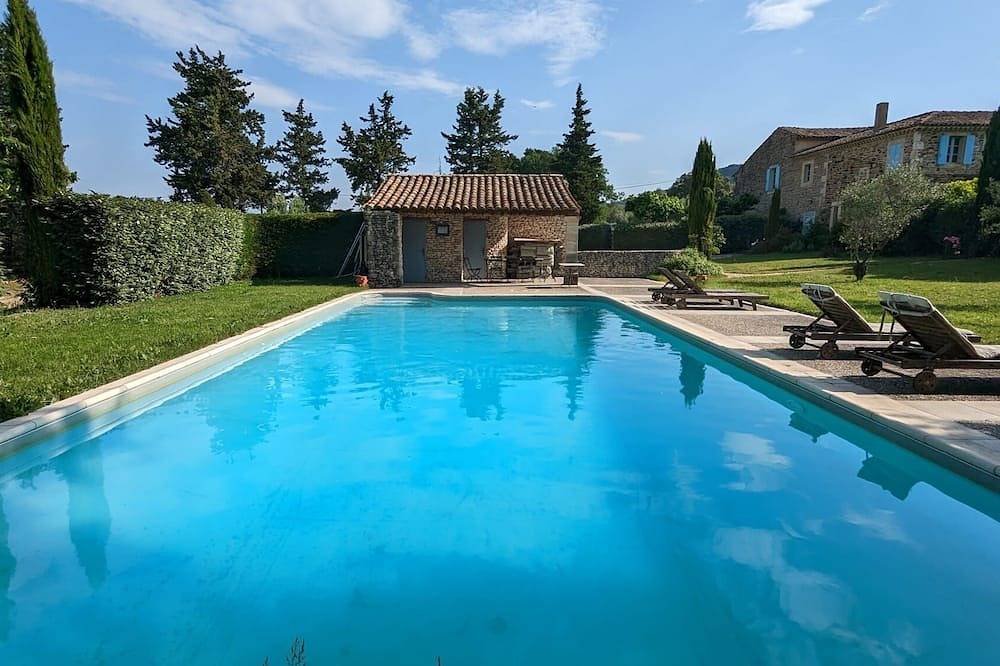 Alquiler En Clansayes 'La Bergerie Des Sources' En Mi Piscina Provenzal Drôme in Clansayes, Región de Nyons