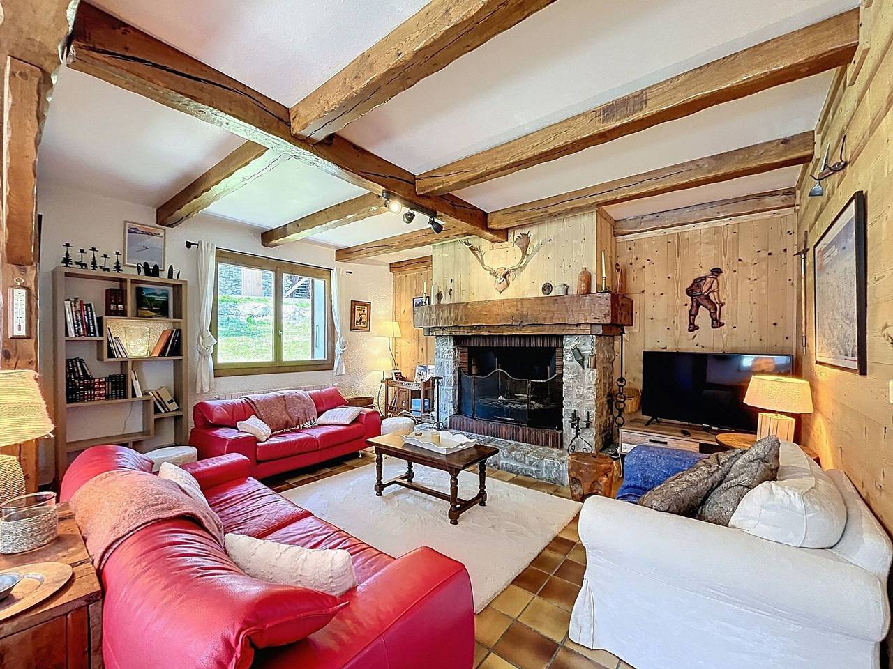 Chalet auténtico, vista montaña - 15 pers. in La Toussuire, Fontcouverte-la Toussuire