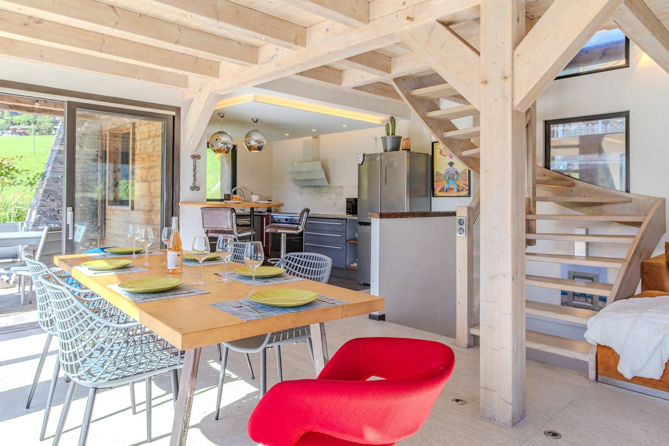 Chalet moderne, calme & vue, Séez - La Rosière in Séez, Région d'Albertville