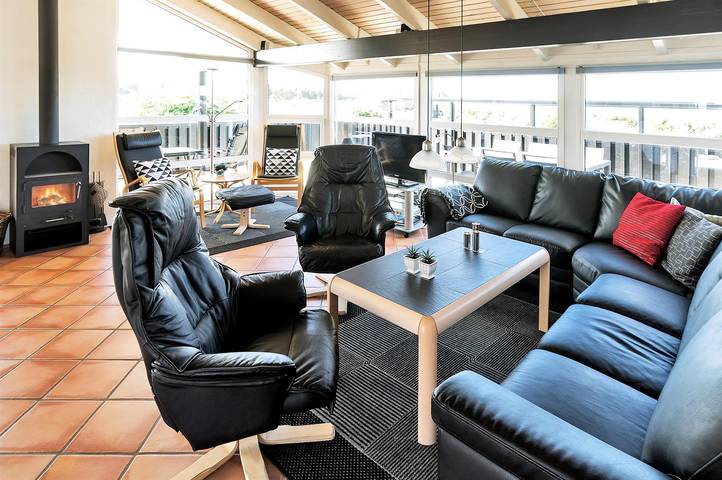 Ferienhaus für 9 Personen, mit Sauna und Terrasse sowie Whirlpool, mit Haustier in Nørlev Strand - 4