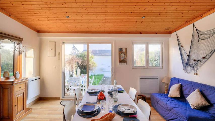 Appartement de vacances pour 5 personnes, avec jardin