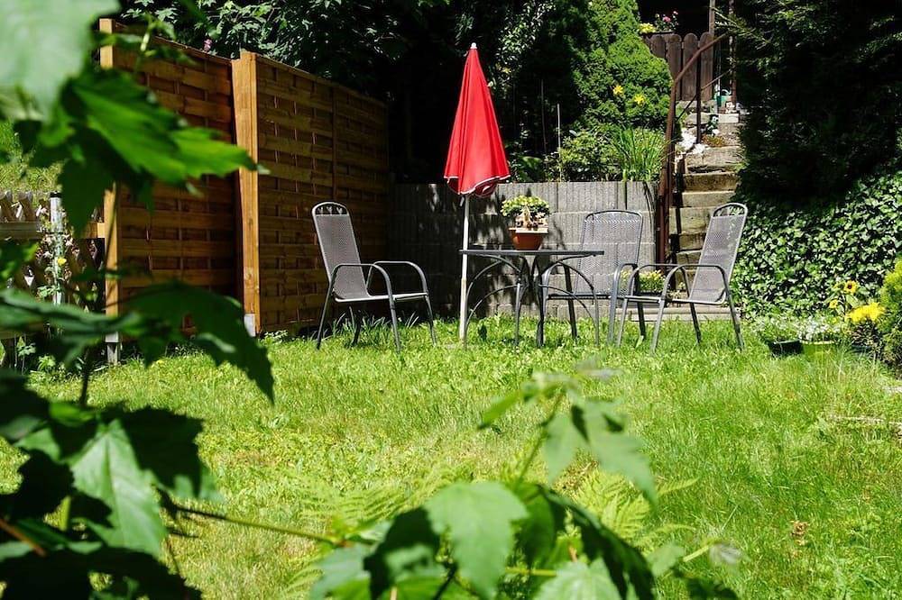 Ganze Wohnung, Ferienwohnung Kermärchen - Sonnige Ferienwohnung (60qm) mit Garten in Gelenau (Erzgebirge), Erzgebirge
