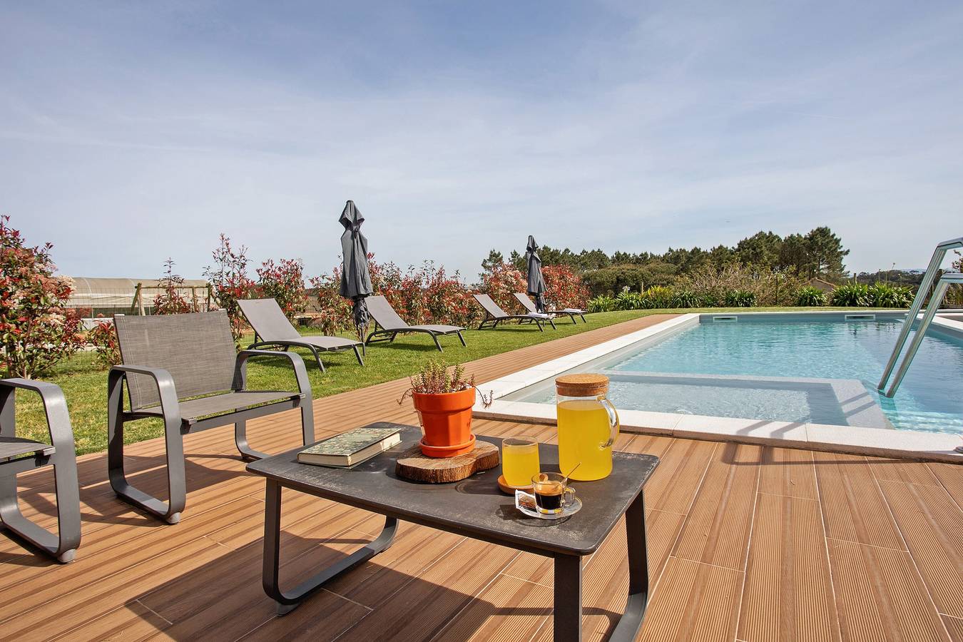 Quarto 'Quinta Dos Raposos - Suite Água' met Gedeeld Zwembad, Terras en Wi-Fi, foto 7