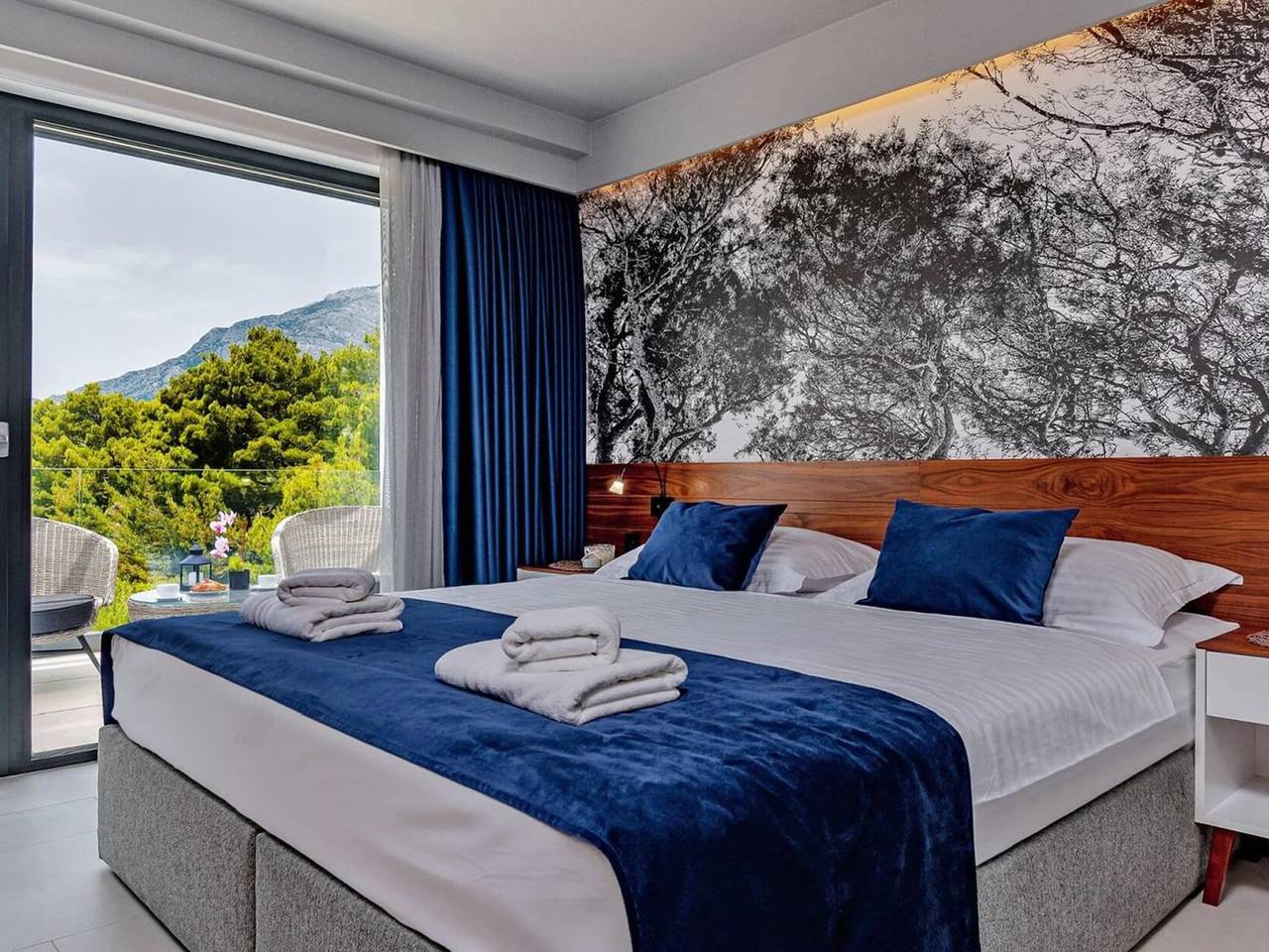 Bo med takterrasse med spa og treningsstudio in Promajna, Makarska Riviera