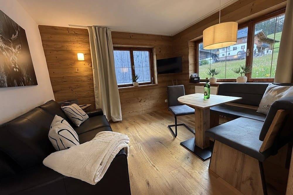 Ganze Wohnung, Neu! Fritz-Alpchalets   Haus Lechtal   Wg. "Baichlstein",
 direkt am Lechweg in Vorderhornbach, Allgäuer Alpen (Österreich)