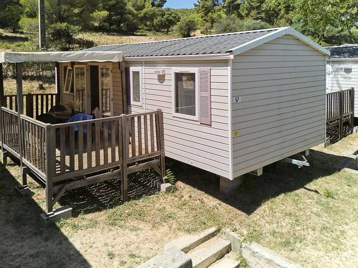 Camping Borepo - Mobilheim 6 personen - Evolution - 3 Schlafzimmer in Villeveyrac, Mittelmeerküste (Frankreich)