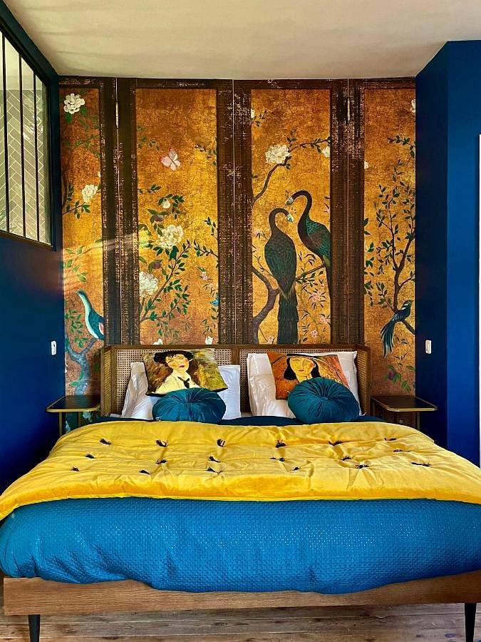 Chambre d’hôte pour 4 personnes, avec vue ainsi que jardin et terrasse