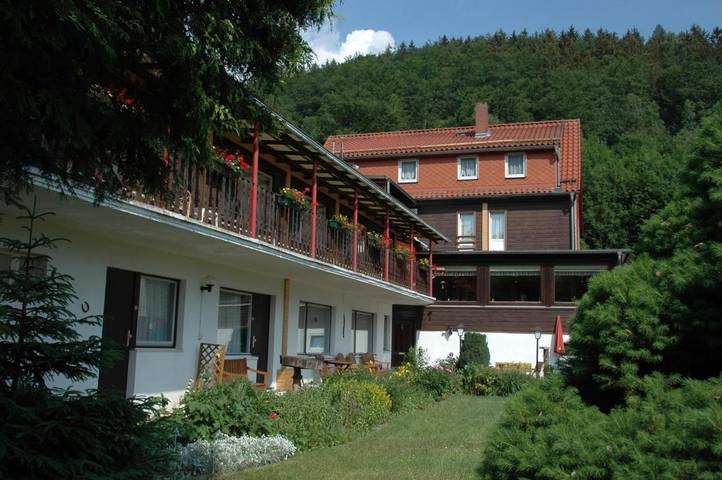 Hotel für 2 Personen, mit Terrasse und Garten sowie Ausblick in Wieda - 2