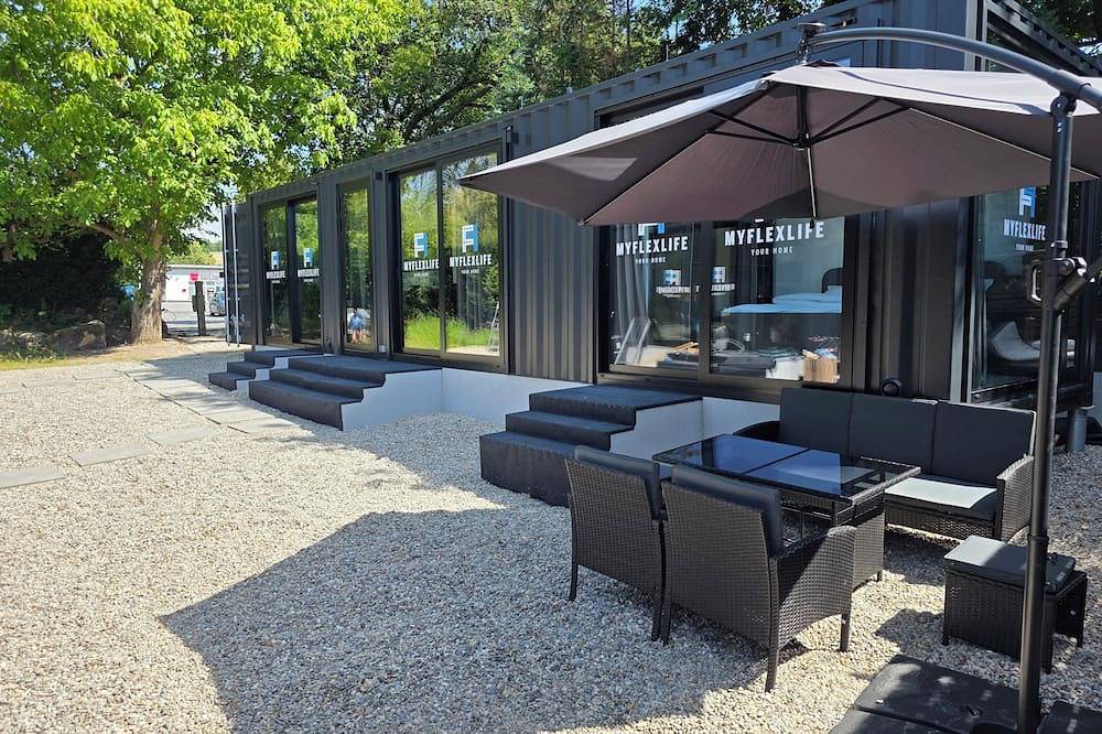 Ganze Wohnung, MYFLEXLiFE Panorama Suite Comfort | Klimaanlage | Garten | modern | Parkplatz in Frankenalb