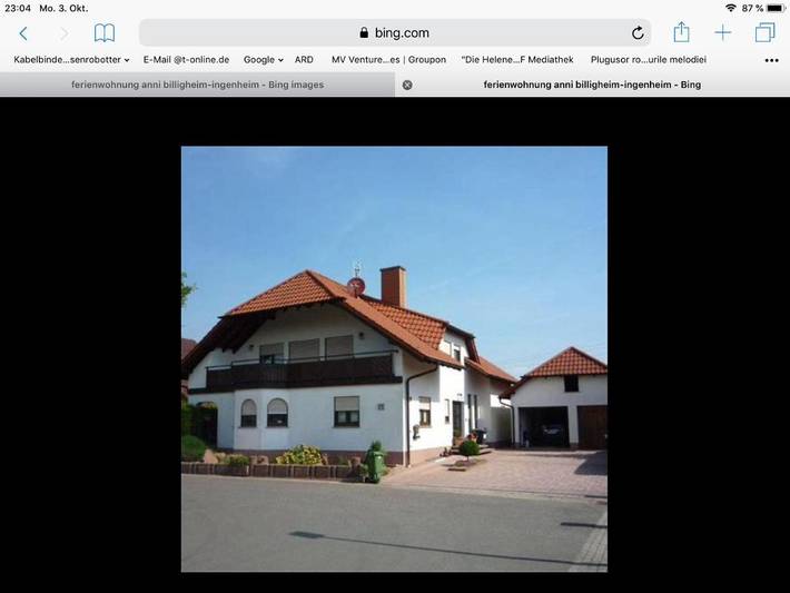 Gîte pour 2 personnes, avec Terrasse et Vue dans Ingenheim