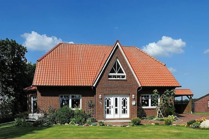 Ferienhaus für 5 Personen, mit Terrasse und Garten in Dunum