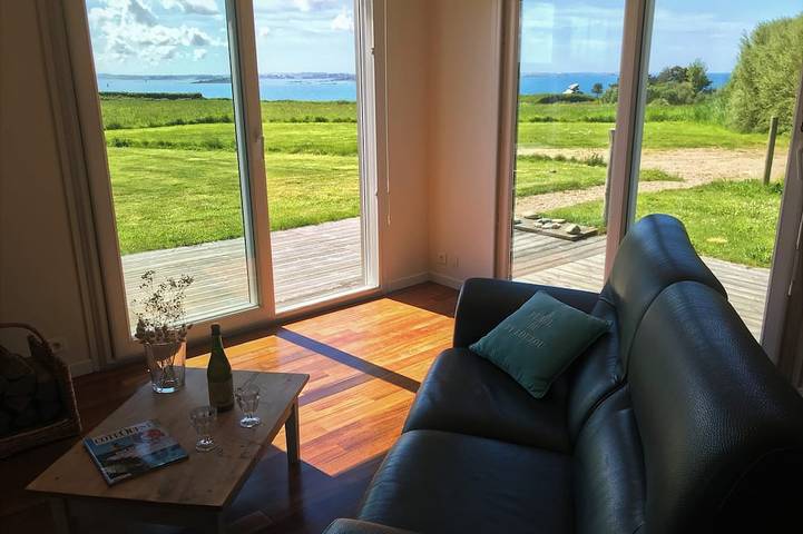 Gite Ty Louzou außergewöhnlicher Meerblick Bucht von Morlaix in Plougasnou, Ceinture Dorée