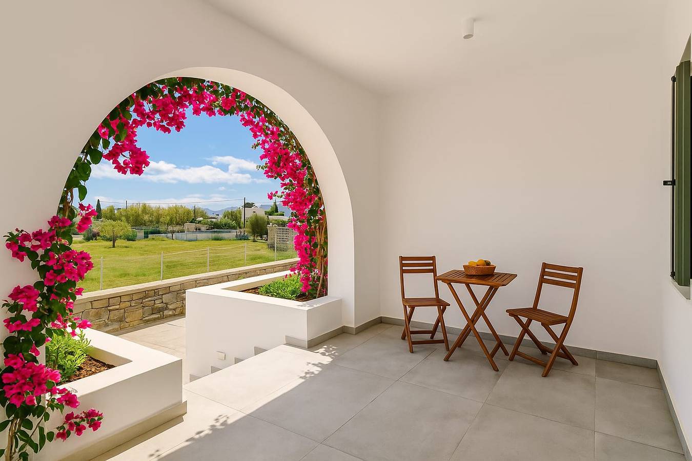 Ferienhaus für 5 Personen mit Balkon/Terrasse in Ampelas, Paros