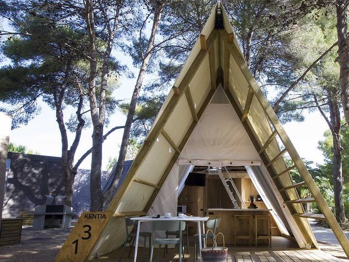 Camping pour 4 personnes, avec bassin pour enfant, animaux acceptés à Tarragone - 2