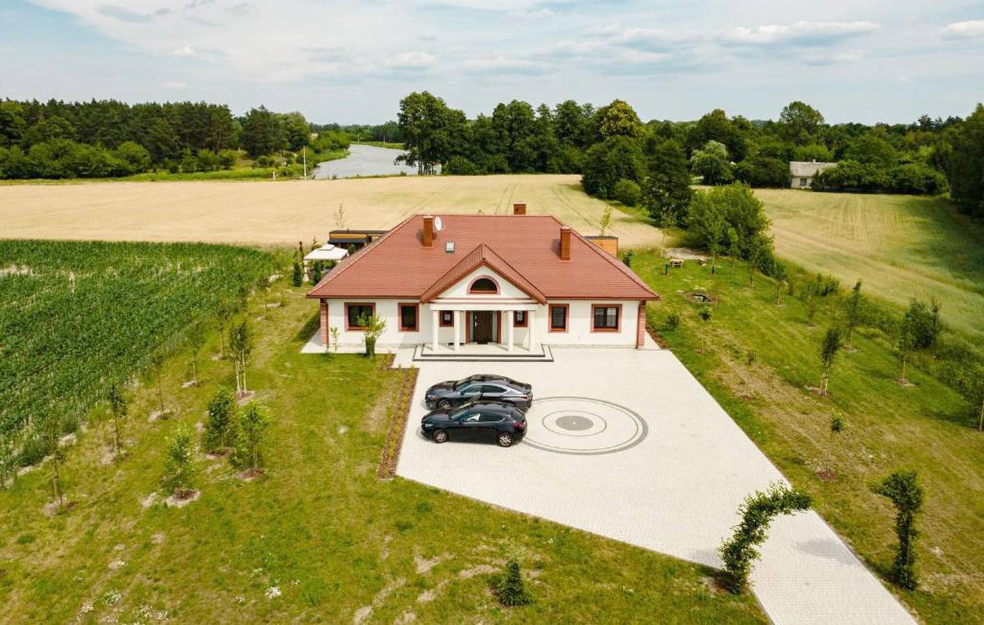 Casa de vacaciones para 10 personas con terraza in Región de Lublin
