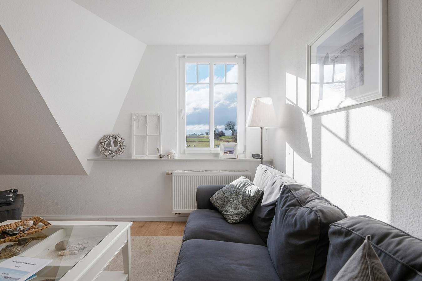 Ganze Wohnung, Ferienwohnung Auszeit" mit Gemeinschaftsgarten und Wi-Fi in Nordstrand (Gemeinde), Nordstrand