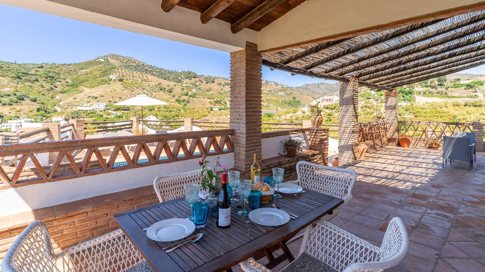 Villa for 6 personer med terrasse in Frigiliana, Costa del Sol