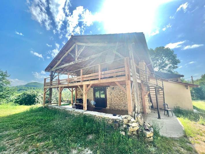 Maison de vacances pour 13 personnes, avec vue et jardin