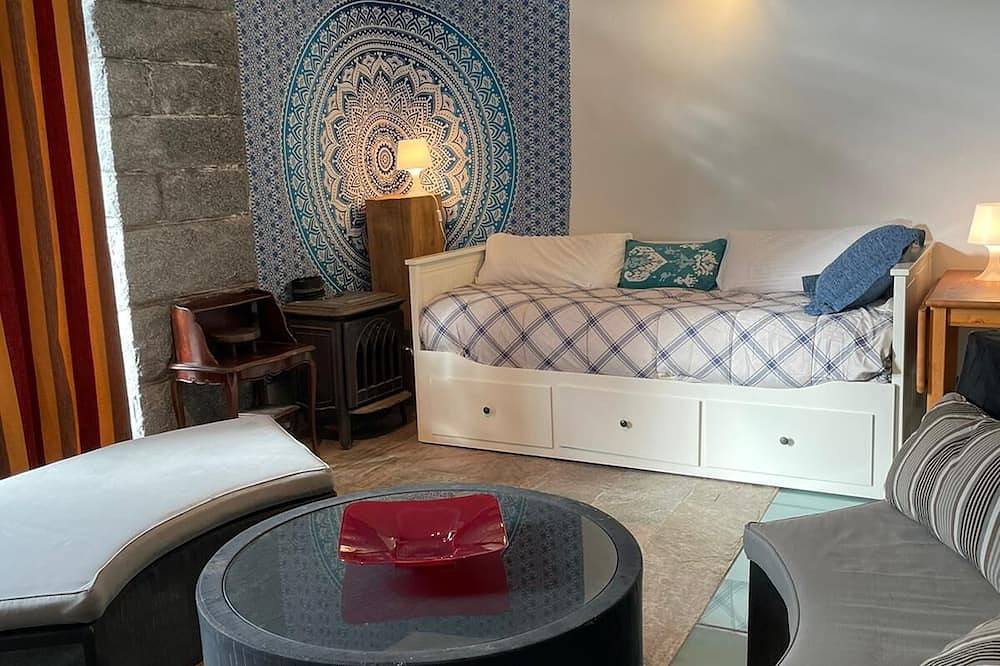 Rural apartment with private garden in the middle of the national park, with trails in Cercedilla, Puerto de Navacerrada