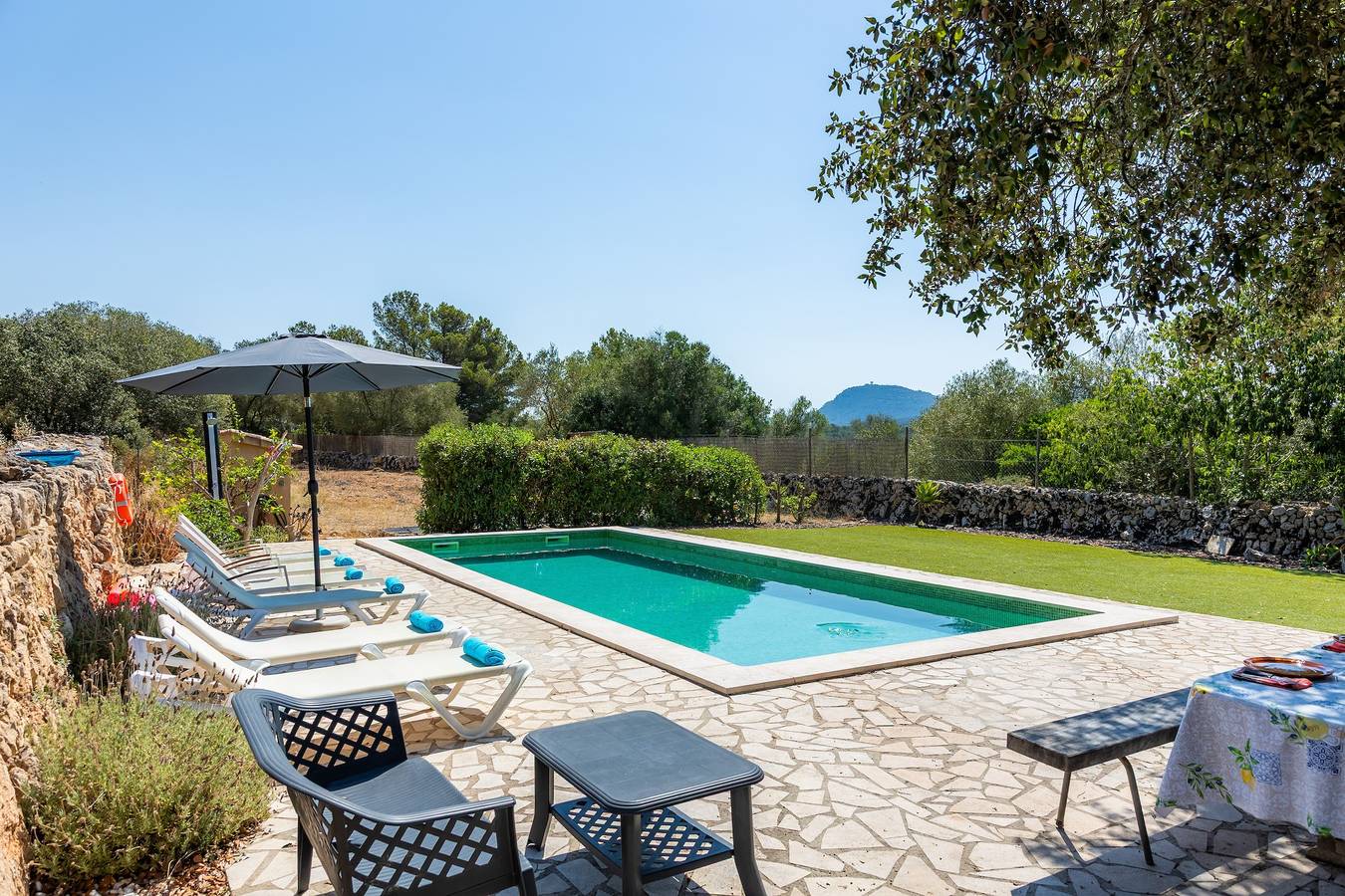 Can Gallot De Punxuat – Piscine, Vue Montagne, Wi-Fi et Climatisation in Algaida, Majorque l'intérieur des terres