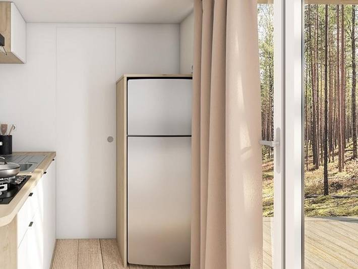 Mobil home pour 4 personnes, avec bassin pour enfant à Vogüé - 4