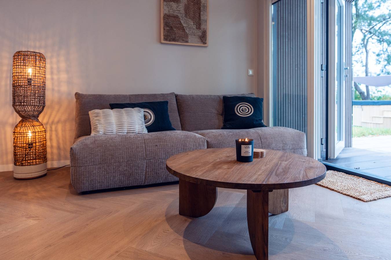 Modern ingerichte 4 persoons lodge met hottub in Haarle in Sallandse Heuvelrug