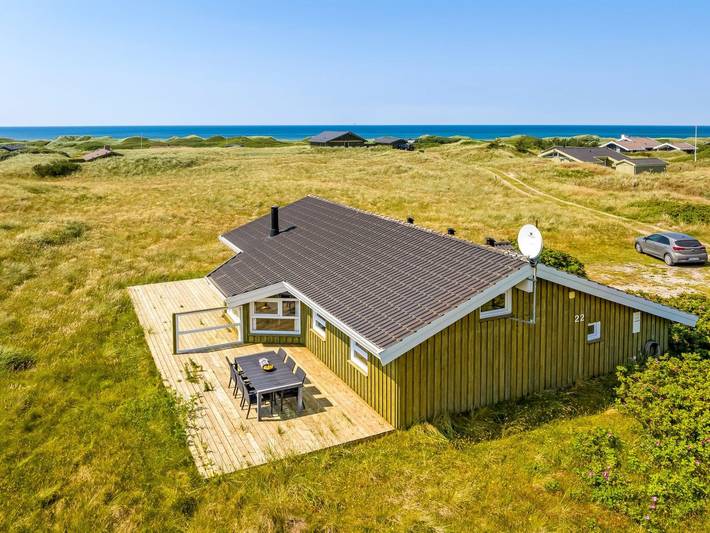 Ferienhaus für 6 Personen, mit Terrasse und Sauna, mit Haustier in Grønhøj Strand