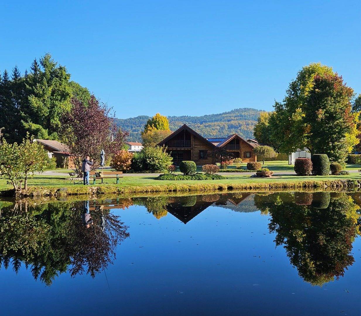 Chalet rondin de Laponie, étang, Spa, 10 min de Gérardmer in Granges-Aumontzey, Parc naturel régional des Ballons des Vosges