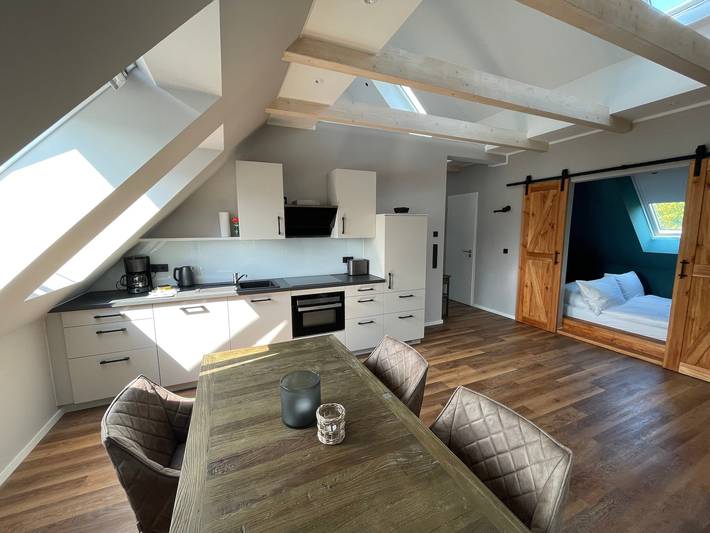 Ferienwohnung für 4 Personen, mit Sauna und Seeblick sowie Balkon - 1