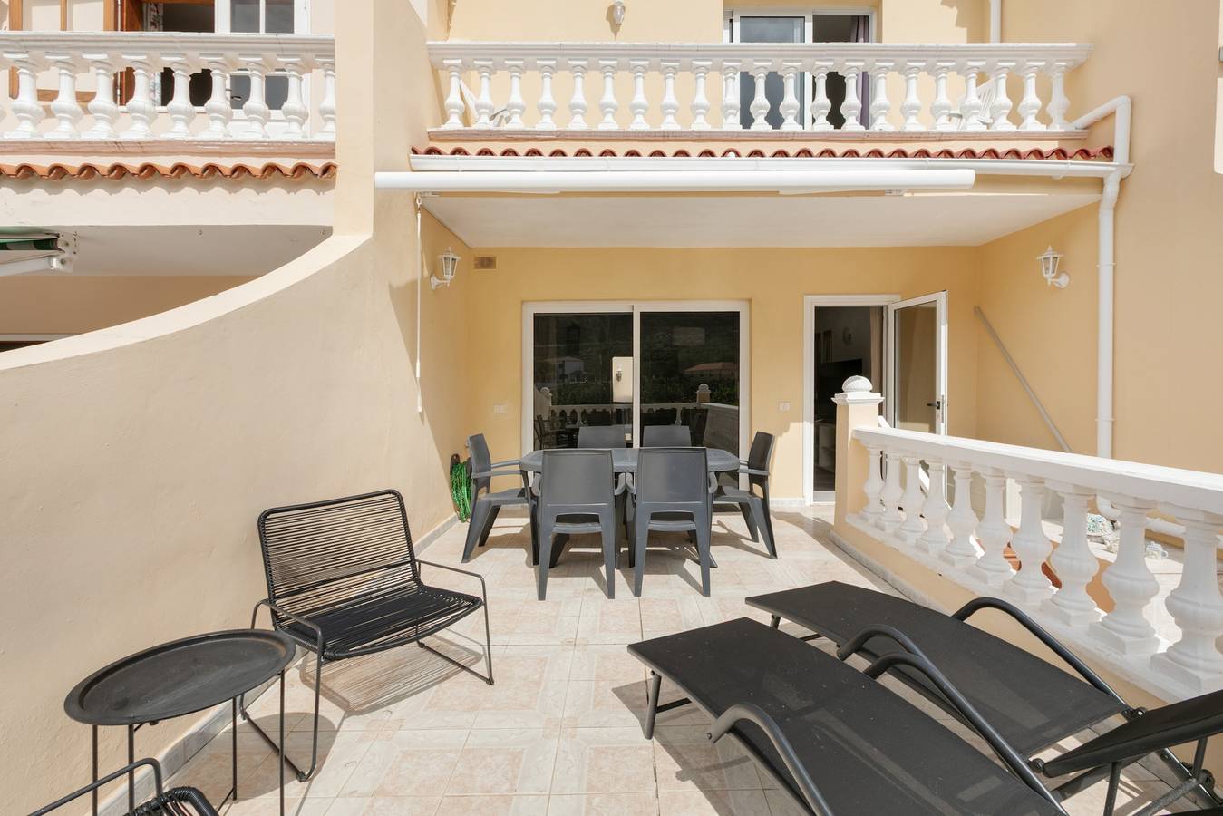 Ferienhaus 'Buena Vista' mit Meerblick, privater Terrasse und Wlan in Icod de los Vinos, Teneriffa Nord