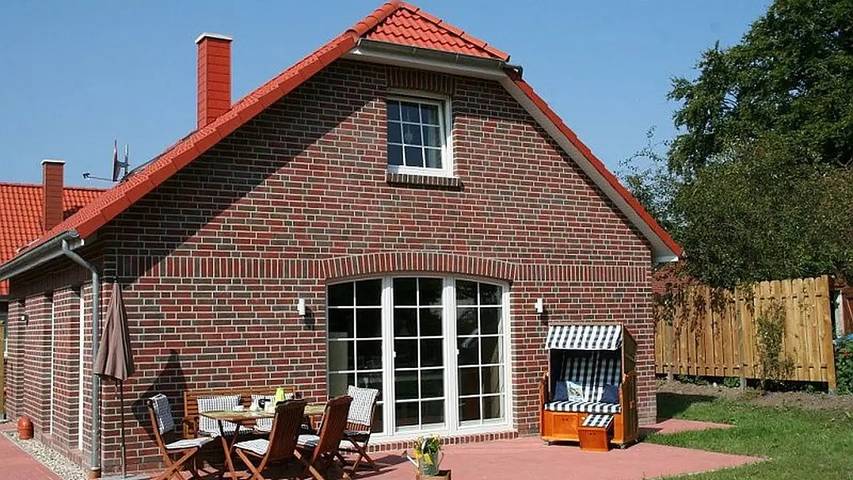 Ferienhaus für 6 Personen, mit Terrasse und Sauna sowie Garten in Norden