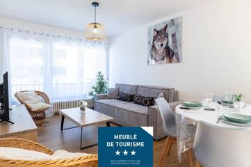 Gîte pour 4 personnes, avec balcon dans Gare d'Annecy