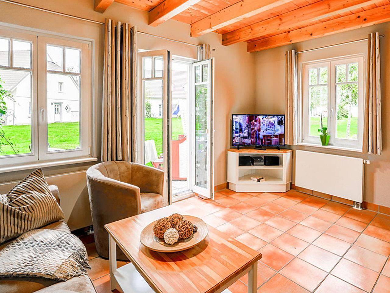 Ferienhaus Usedom 25d im Ostseeferienpark Seepferdchen mit Terrasse und Garten in Ostseebad Nienhagen, Nienhagen