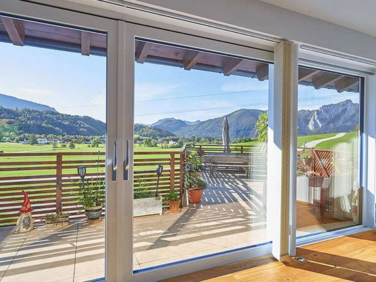 Ganze Ferienwohnung, Bergblick Acht in Salzkammergut-Berge, Innerschwand am Mondsee