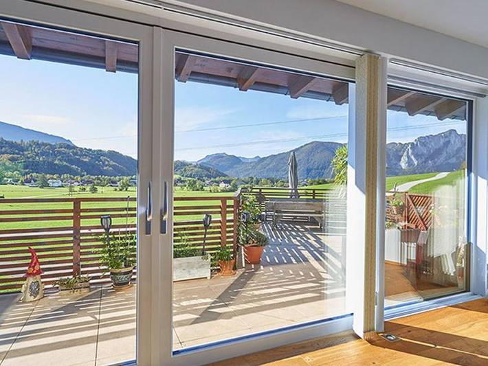 Ferienwohnung für 5 Personen, mit Balkon und Ausblick, kinderfreundlich