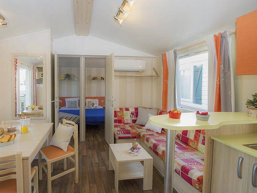 Camping Sole di Sari - Mobilhome 6 personas - Confort | 3 Dormitorios | 6 Pers. | Terraza elevada | Aire acondicionado in Sari-Solenzara, Sartène (Região)