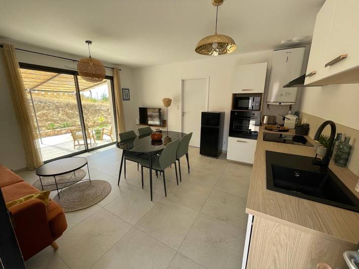 Gîte pour 3 personnes, avec jardin et vue à Cuttoli-Corticchiato