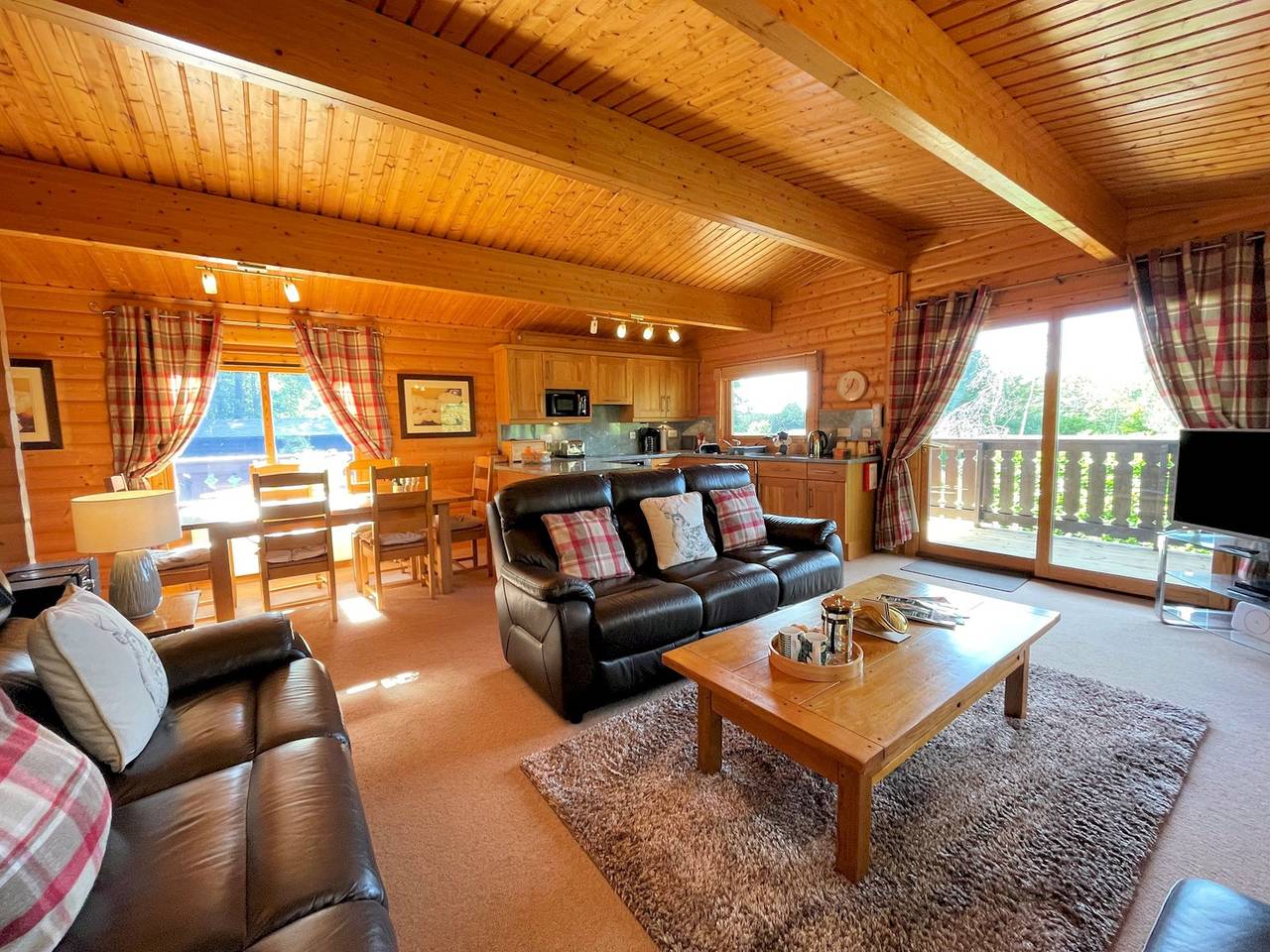 Gorgeous 3Br Norwegian Lodge with Stunning Views | Pass the Keys in Kippford, Dumfries and Galloway