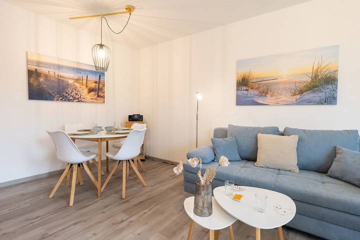Ferienwohnung für 4 Personen, mit Terrasse, mit Haustier an der Wurster Nordseeküste