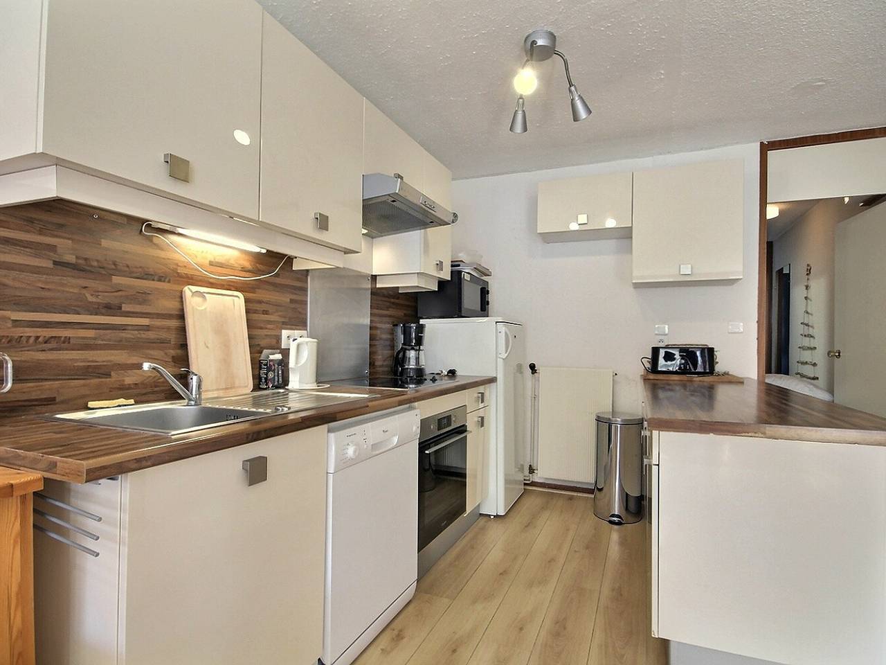 Appartement entier, Appartement sud 3 pièces 7 pers, animaux admis, balcon ski-in ski-out in Plagne Centre, La Plagne-Tarentaise