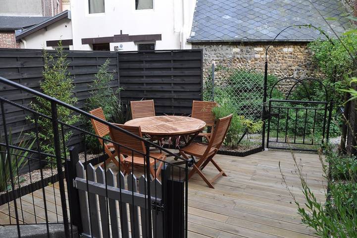 Maison de vacances pour 5 personnes, avec terrasse à Étretat